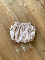 ［bebe holic］Ribbon check bloomer