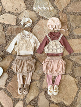 ［bebe holic］Ribbon check bloomer