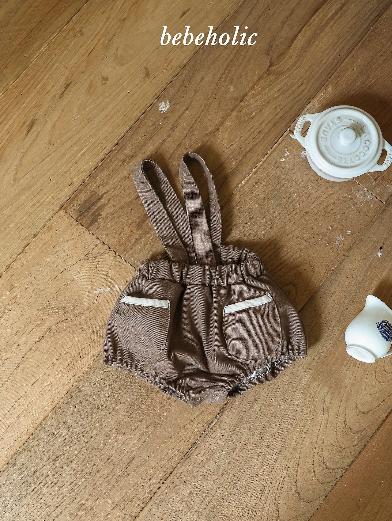 ［bebe holic］Fuzy suspender bloomer