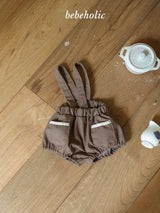 ［bebe holic］Fuzy suspender bloomer