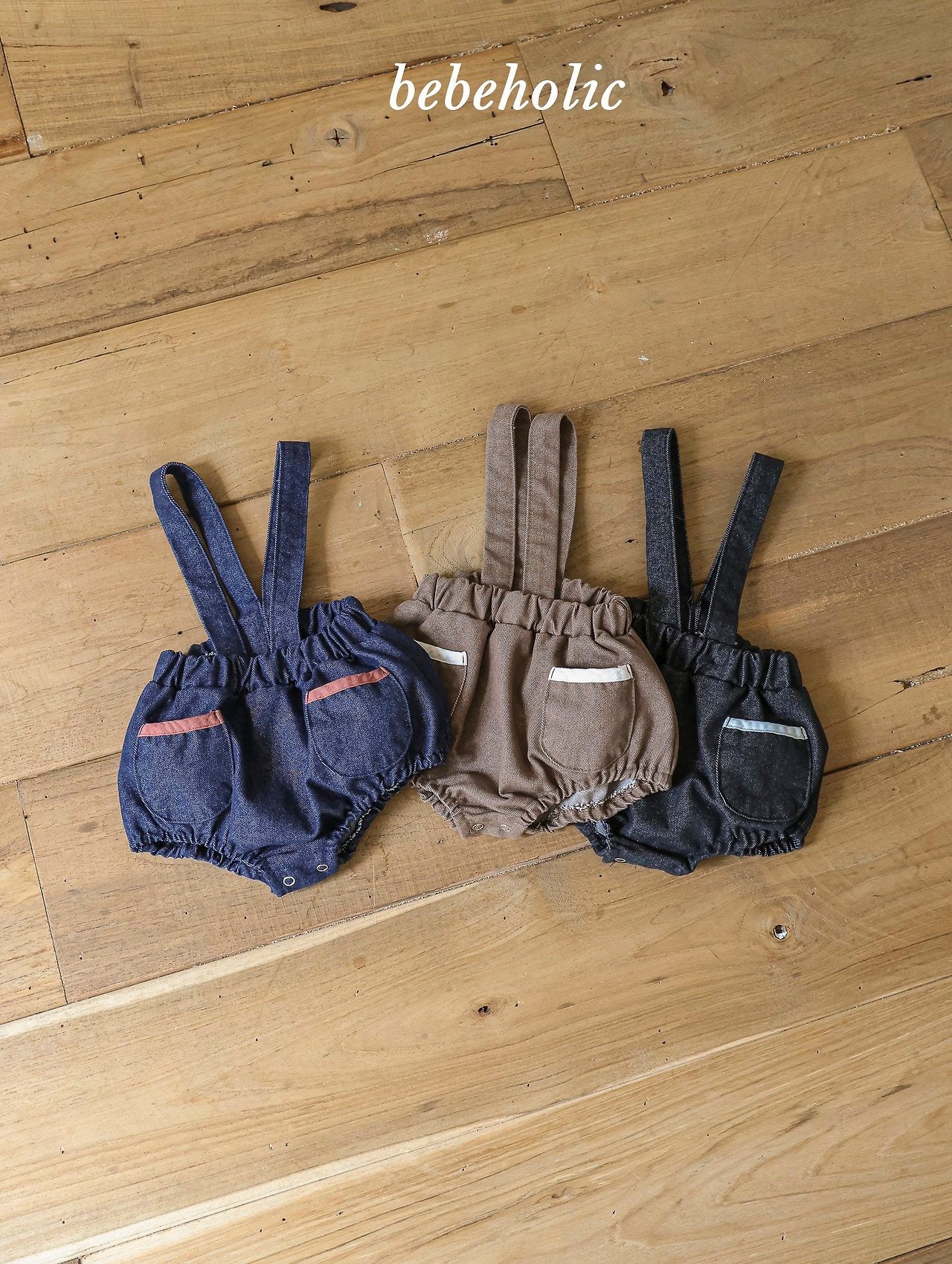 ［bebe holic］Fuzy suspender bloomer