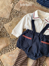 ［bebe holic］Fuzy suspender bloomer