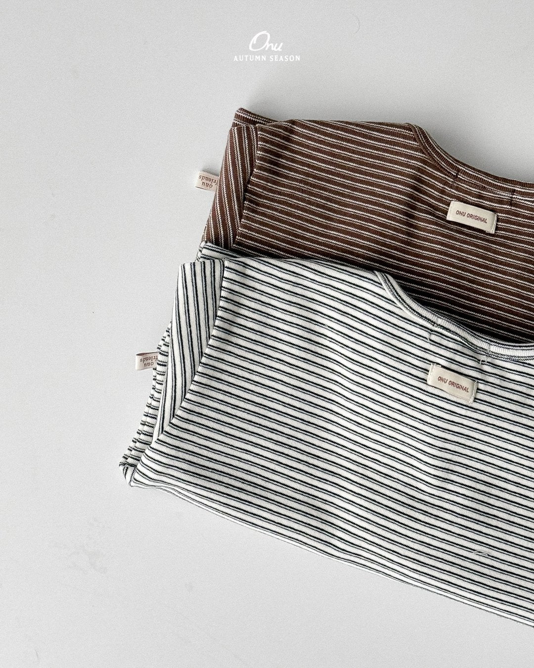 ［onu］Pencil stripe tee