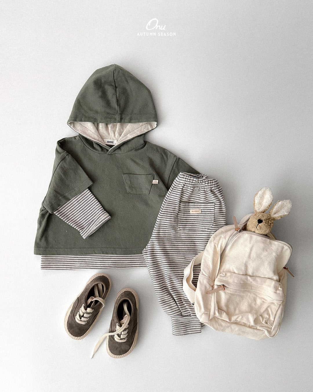 ［onu］Pencil stripe pants