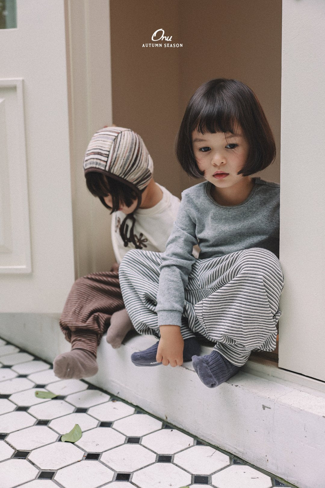 ［onu］Pencil stripe pants