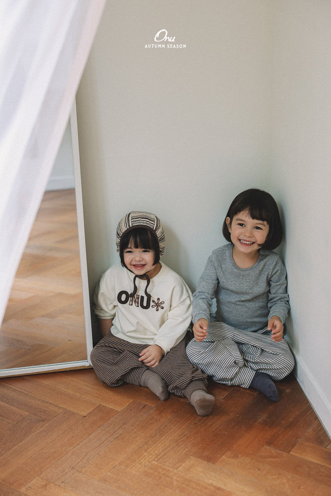 ［onu］Pencil stripe pants