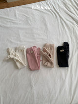 ［bebe holic］Ribbon foot leggings