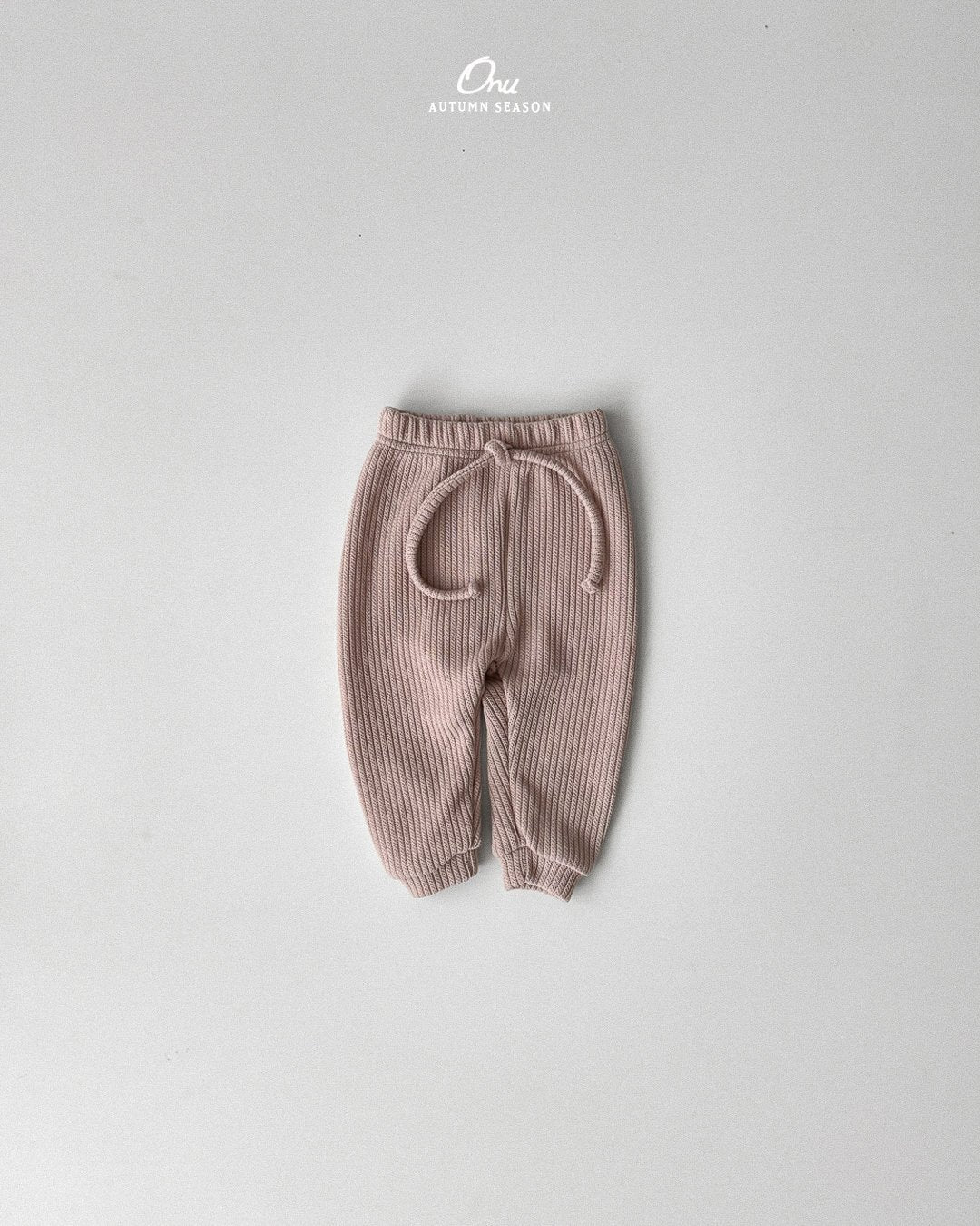 ［onu］Slim rib pants
