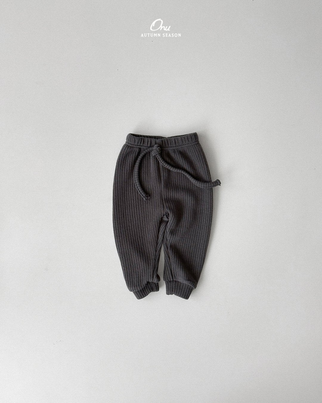 ［onu］Slim rib pants