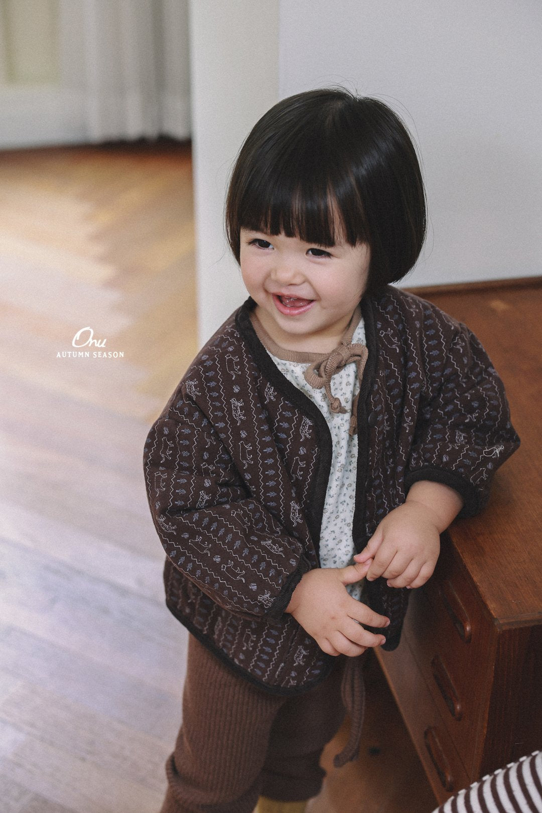 ［onu］Slim rib pants