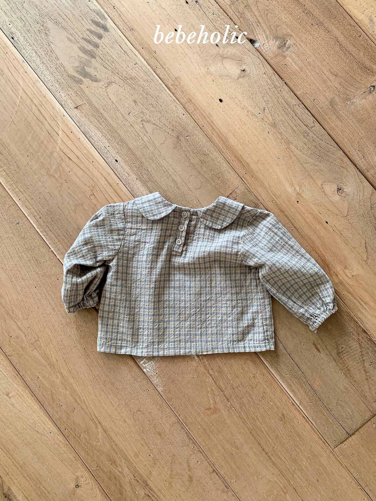 ［bebe holic］Double check blouse