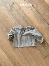 ［bebe holic］Double check blouse