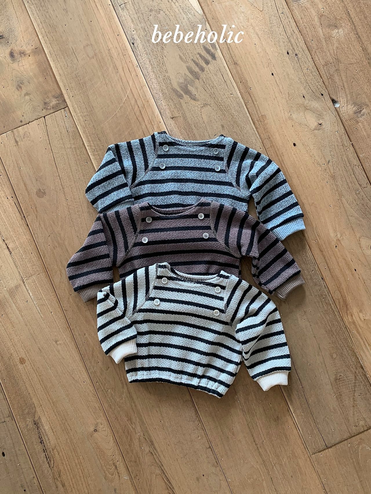 ［bebe holic］All day stripe mtm