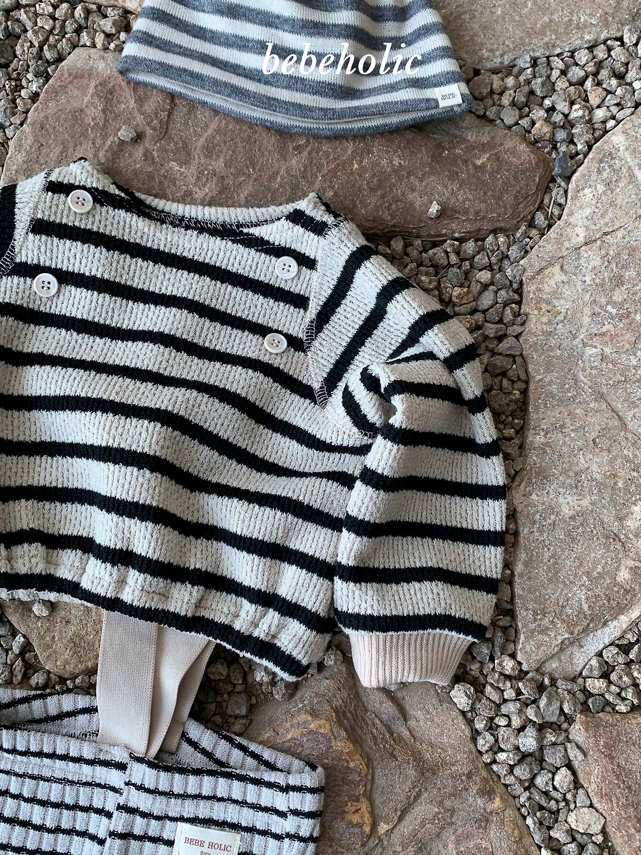 ［bebe holic］All day stripe mtm