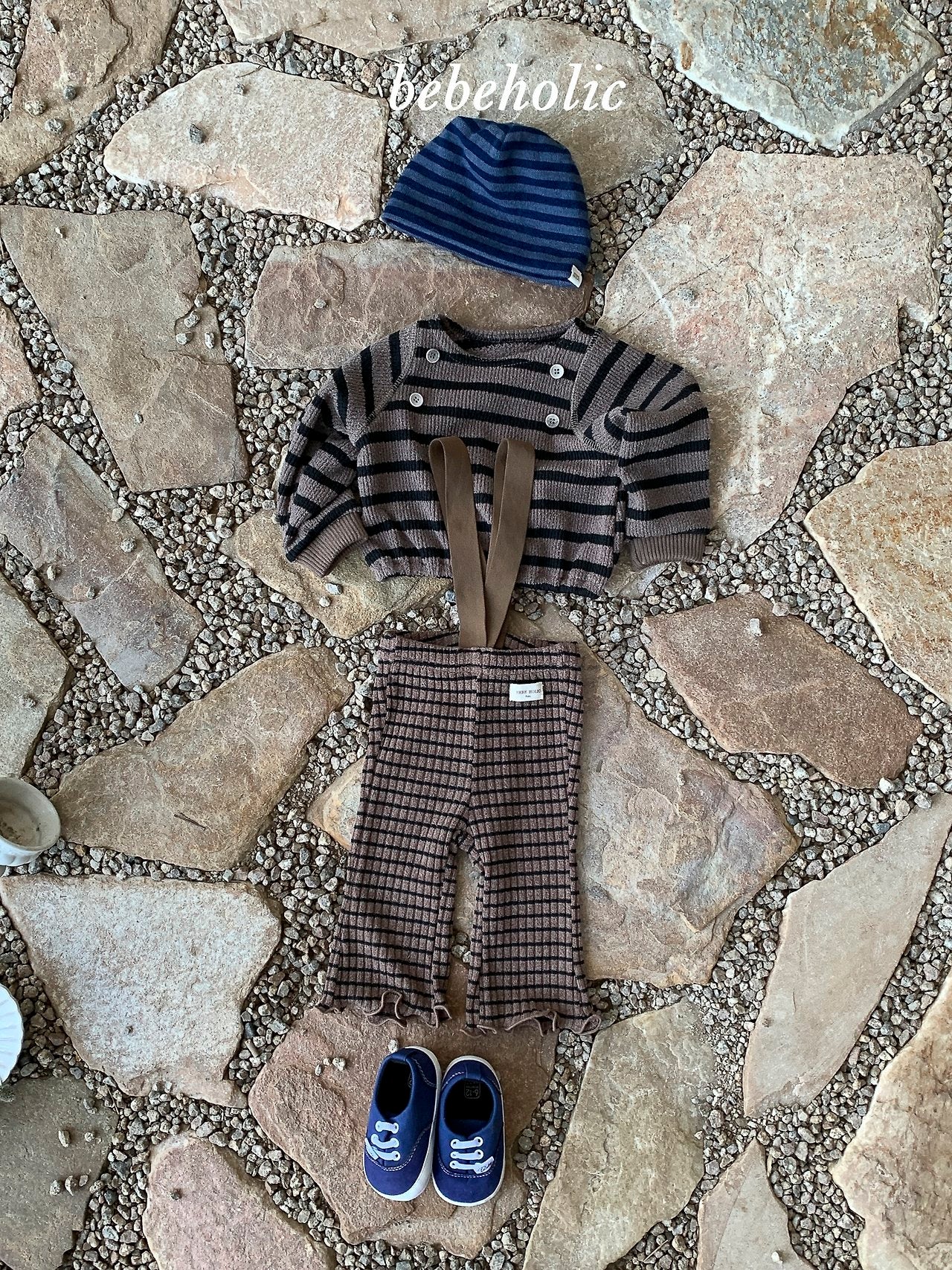 ［bebe holic］All day stripe mtm