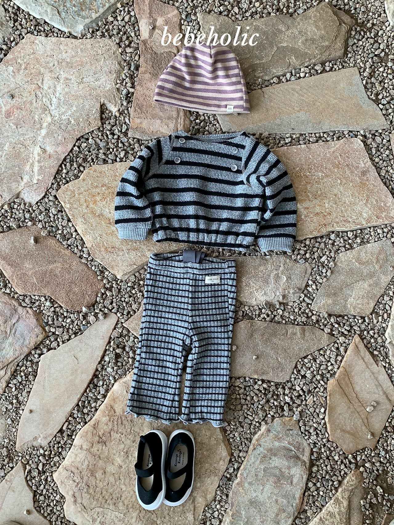 ［bebe holic］All day stripe mtm