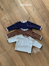 ［bebe holic］Litten stripe tee