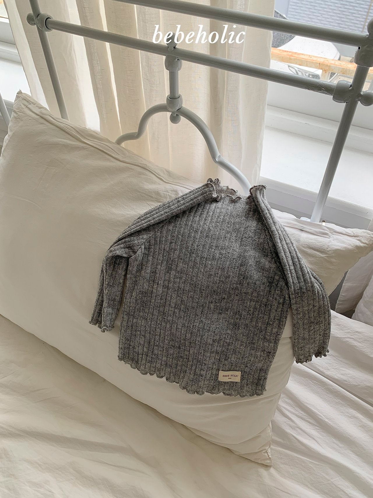 ［bebe holic］Jenny mellow rib tops
