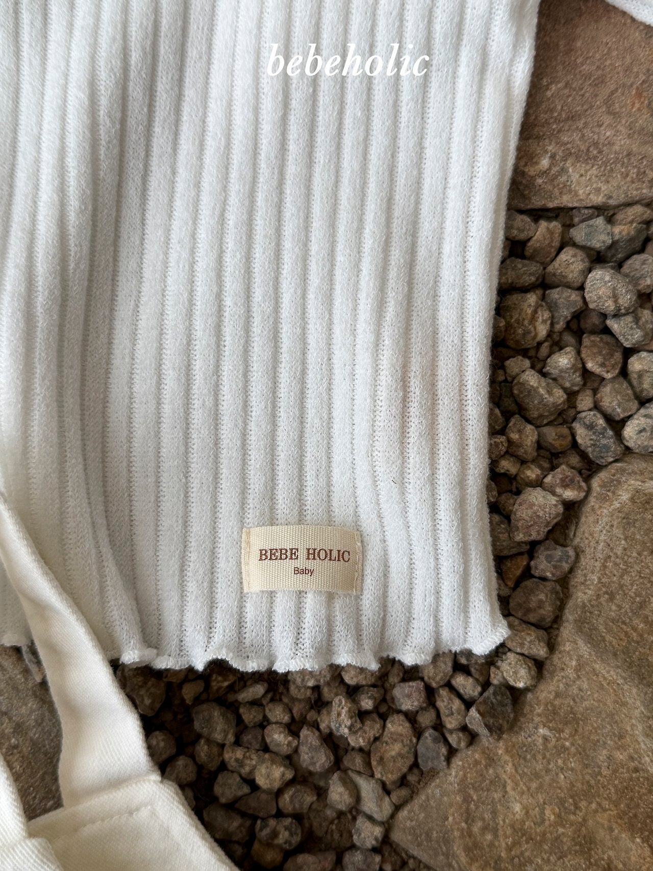 ［bebe holic］Jenny mellow rib tops