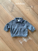 ［bebe holic］Tinny collar pocket tee
