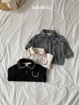 ［bebe holic］Tinny collar pocket tee