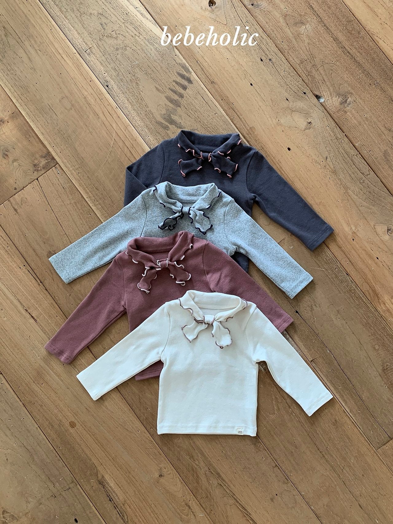 ［bebe holic］Tie mellow tops