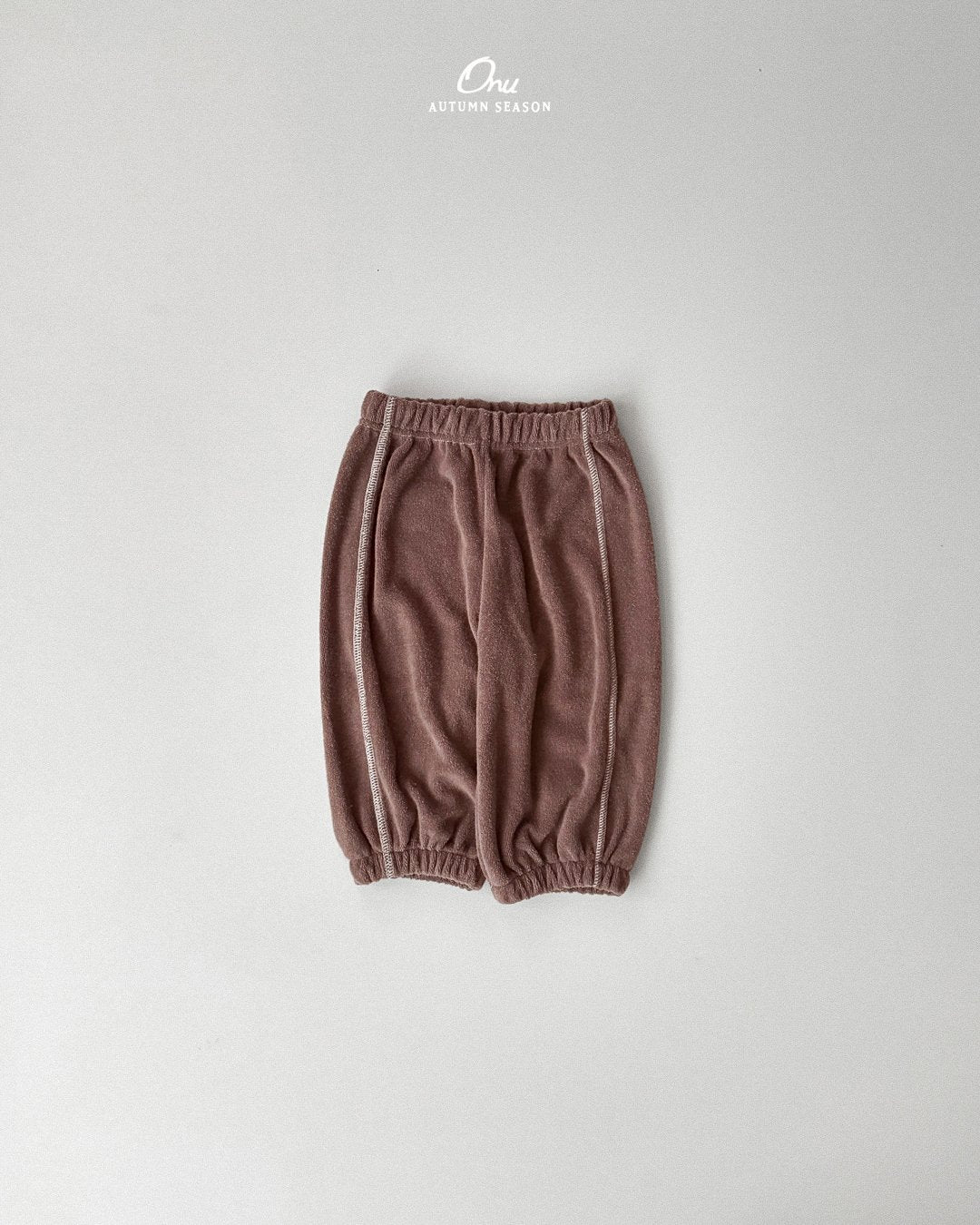 ［onu］Boucle terry pants