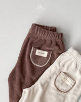 ［onu］Boucle terry pants