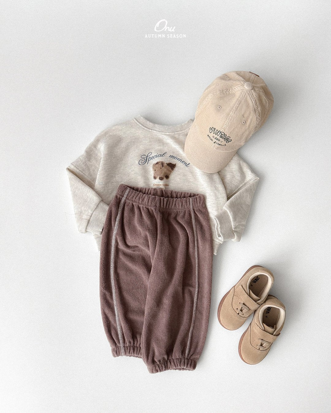 ［onu］Boucle terry pants