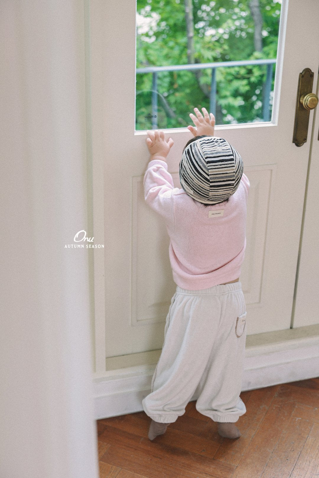 ［onu］Boucle terry pants