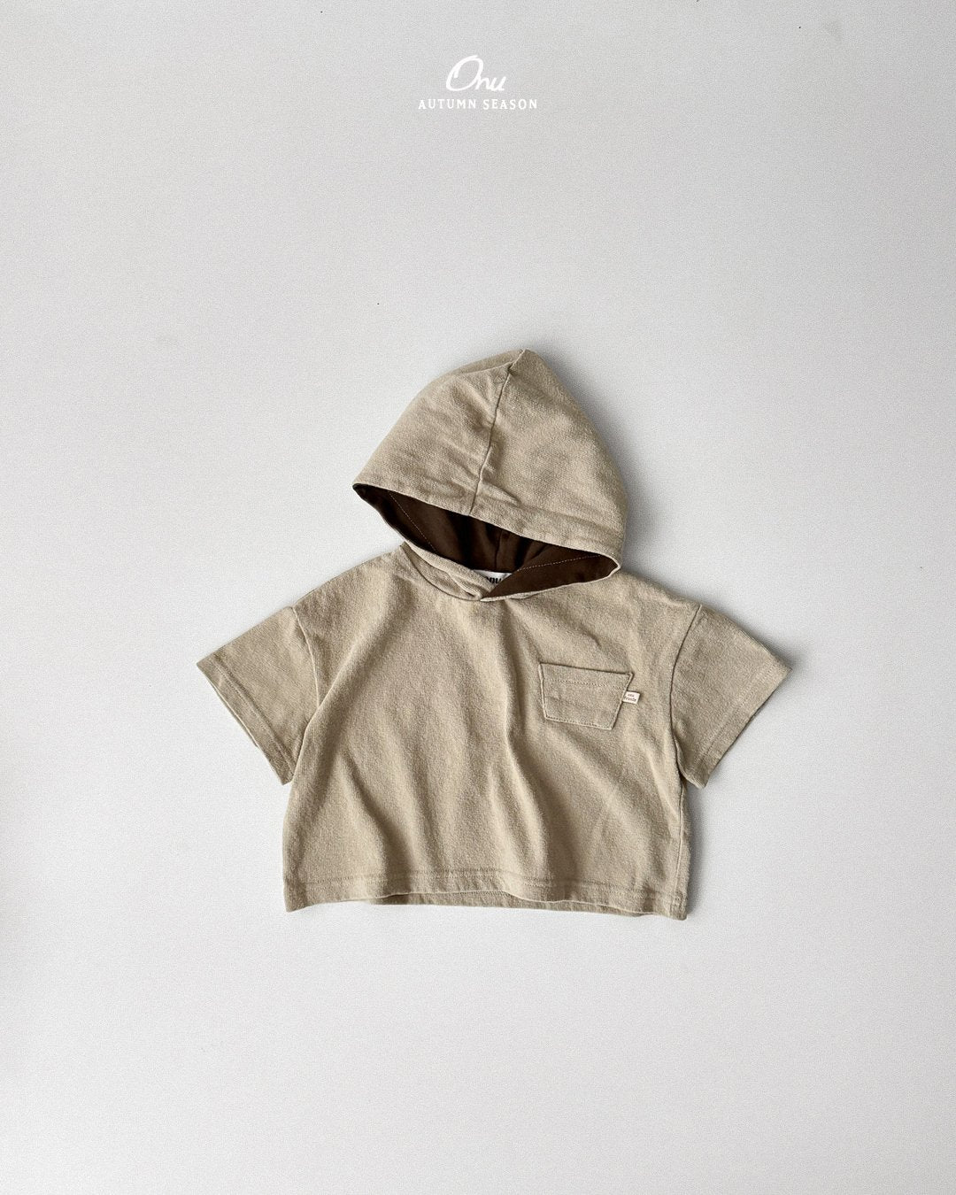 ［onu］Soft pocket hoodie