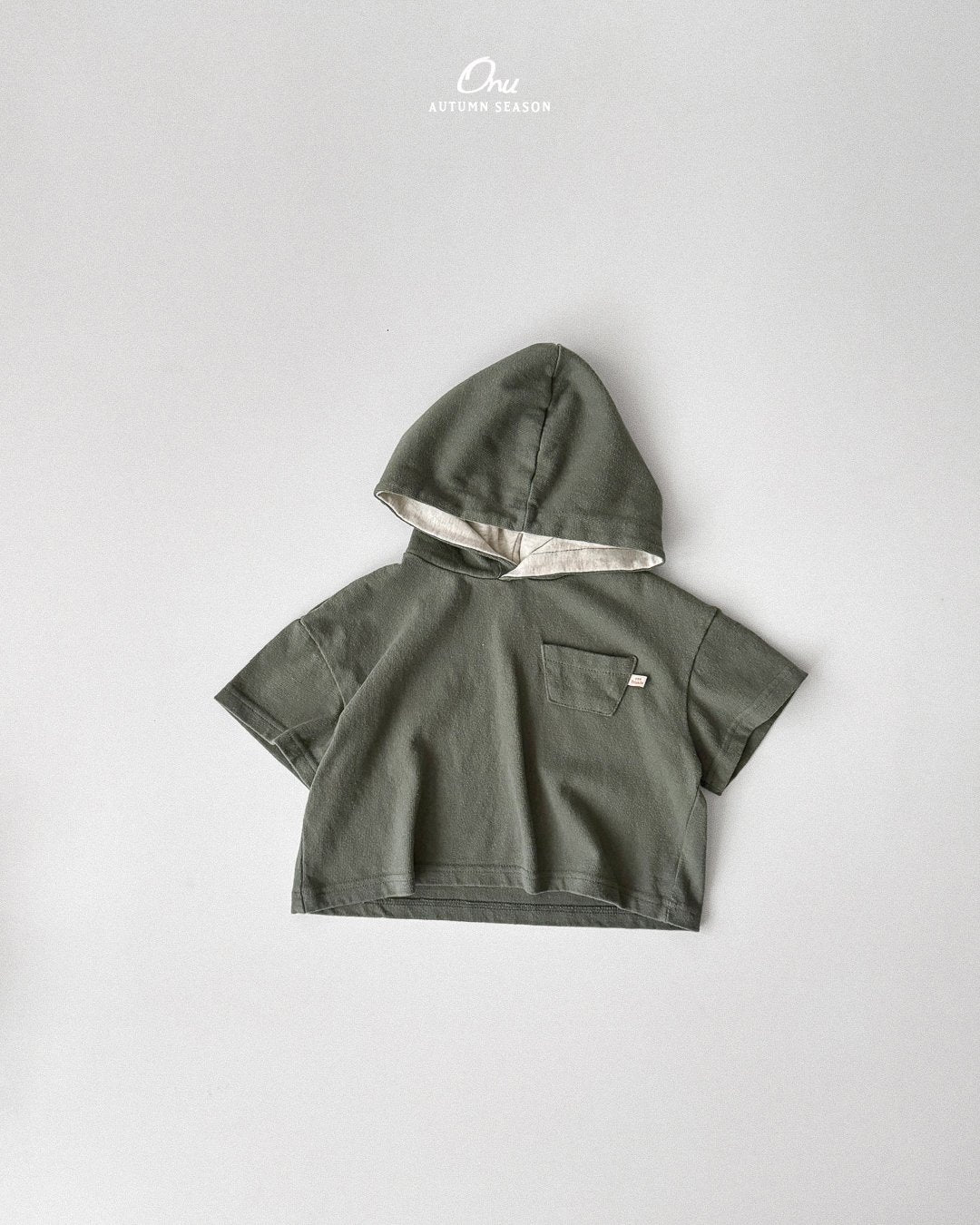 ［onu］Soft pocket hoodie