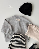 ［onu］Waffle stripe jogger pants