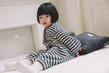 ［onu］Waffle stripe jogger pants
