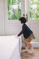 ［onu］Check lace skirt pants