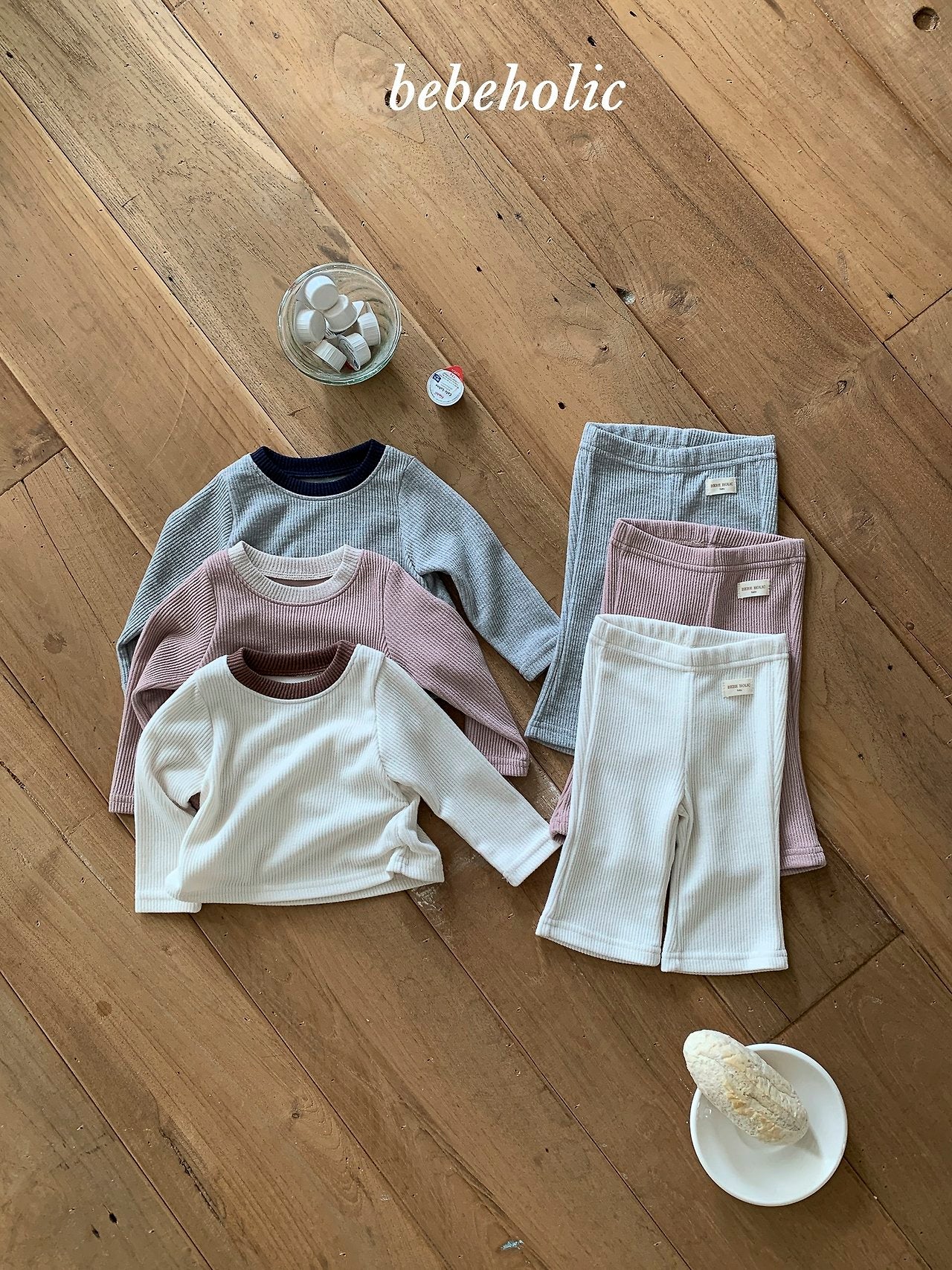 ［bebe holic］Pepper shirring set
