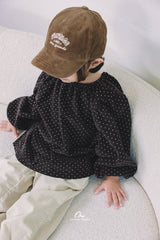 ［onu］Dot shirring blouse