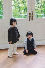 ［onu］Dot shirring blouse