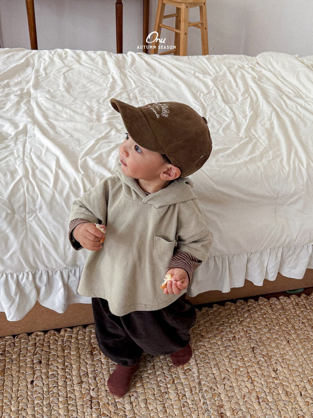 ［onu］Round corduroy soft pants