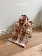 ［bebe holic］Roy check vest