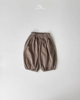 ［onu］Round corduroy soft pants