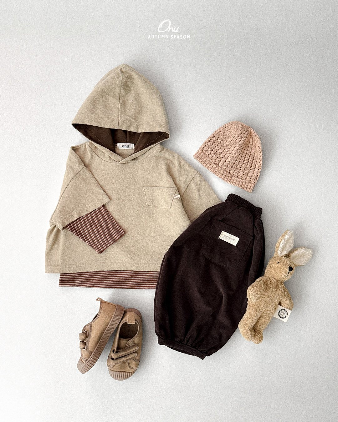 ［onu］Round corduroy soft pants