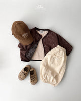 ［onu］Round corduroy soft pants