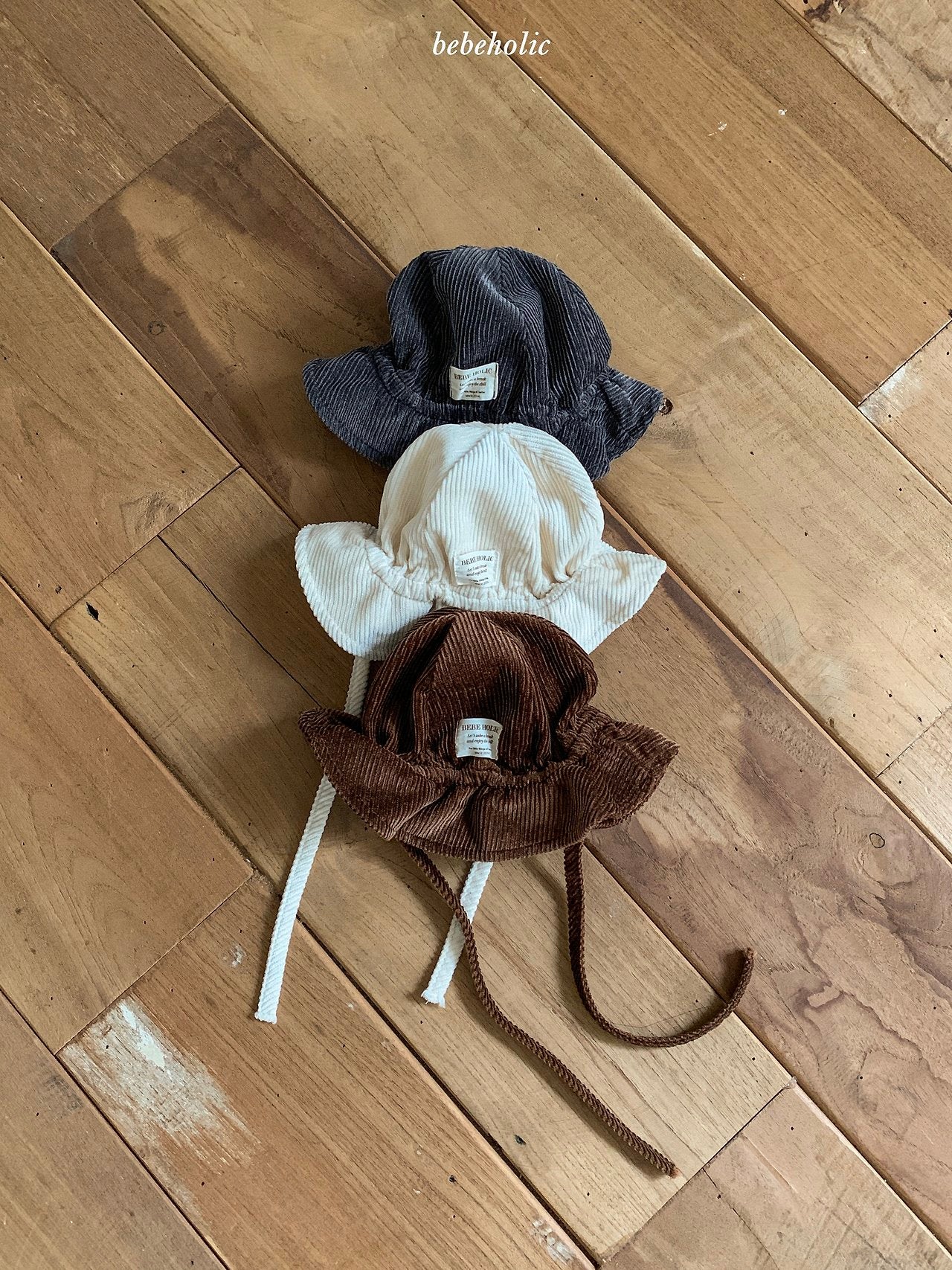 ［bebe holic］Corduroy bucket hat