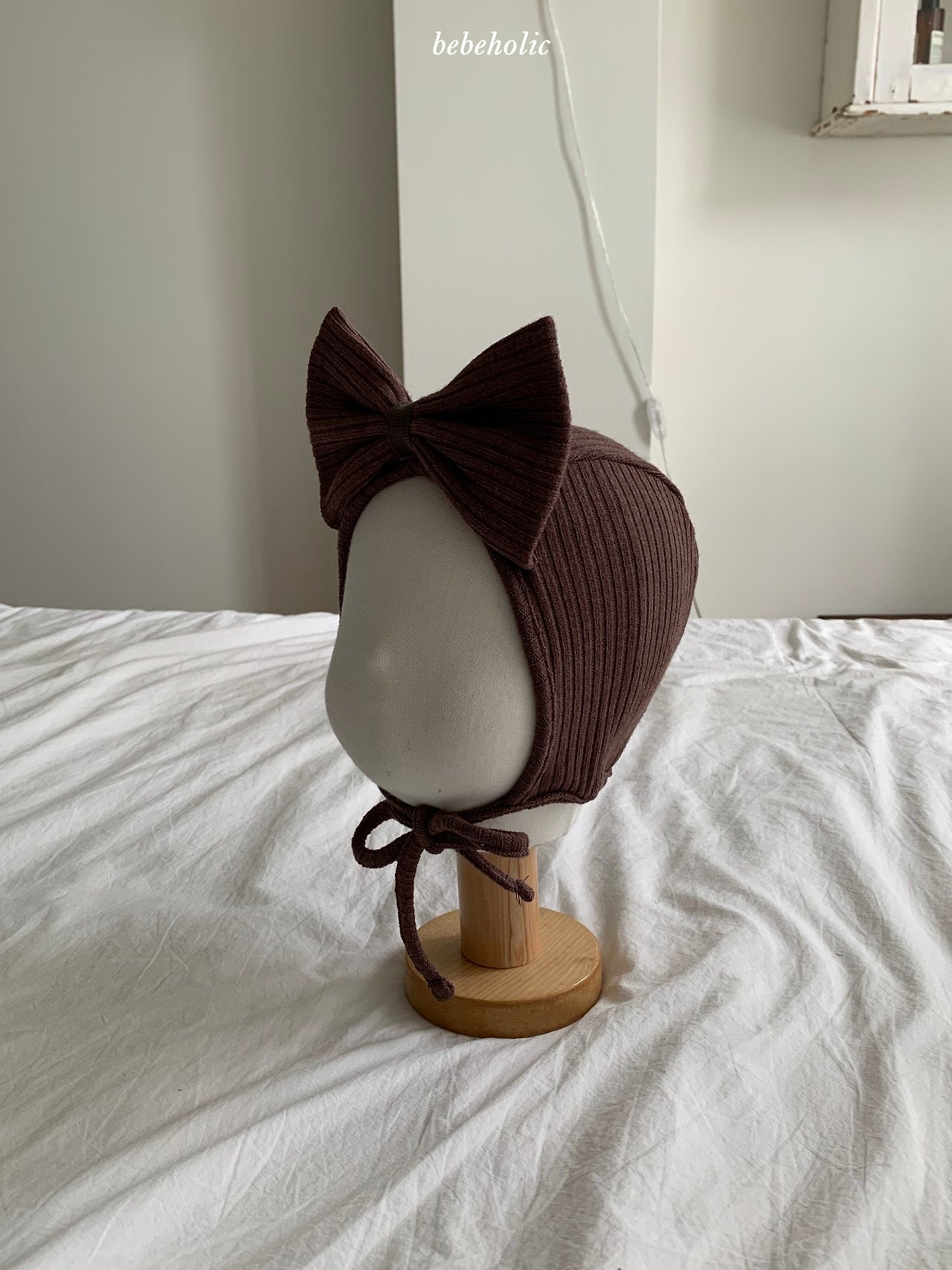 ［bebe holic］Mei ribbon bonnet