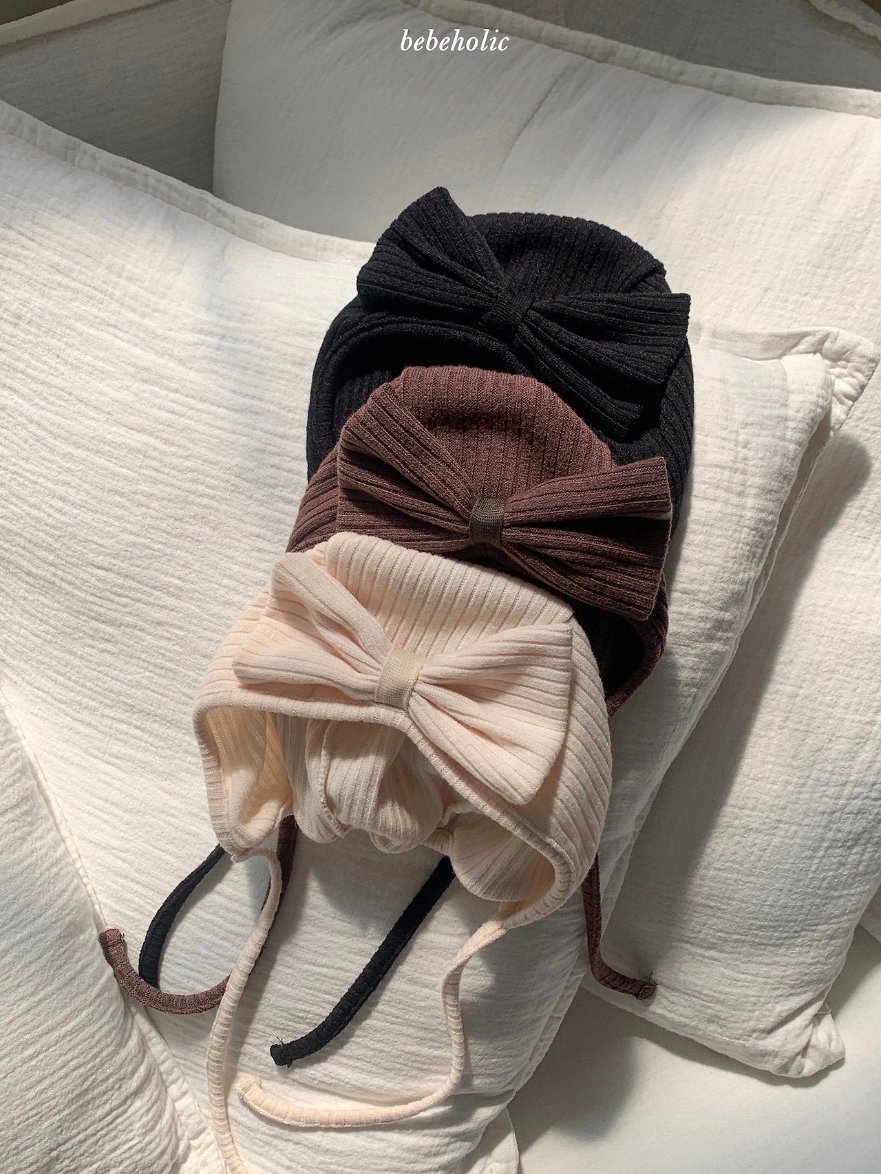 ［bebe holic］Mei ribbon bonnet