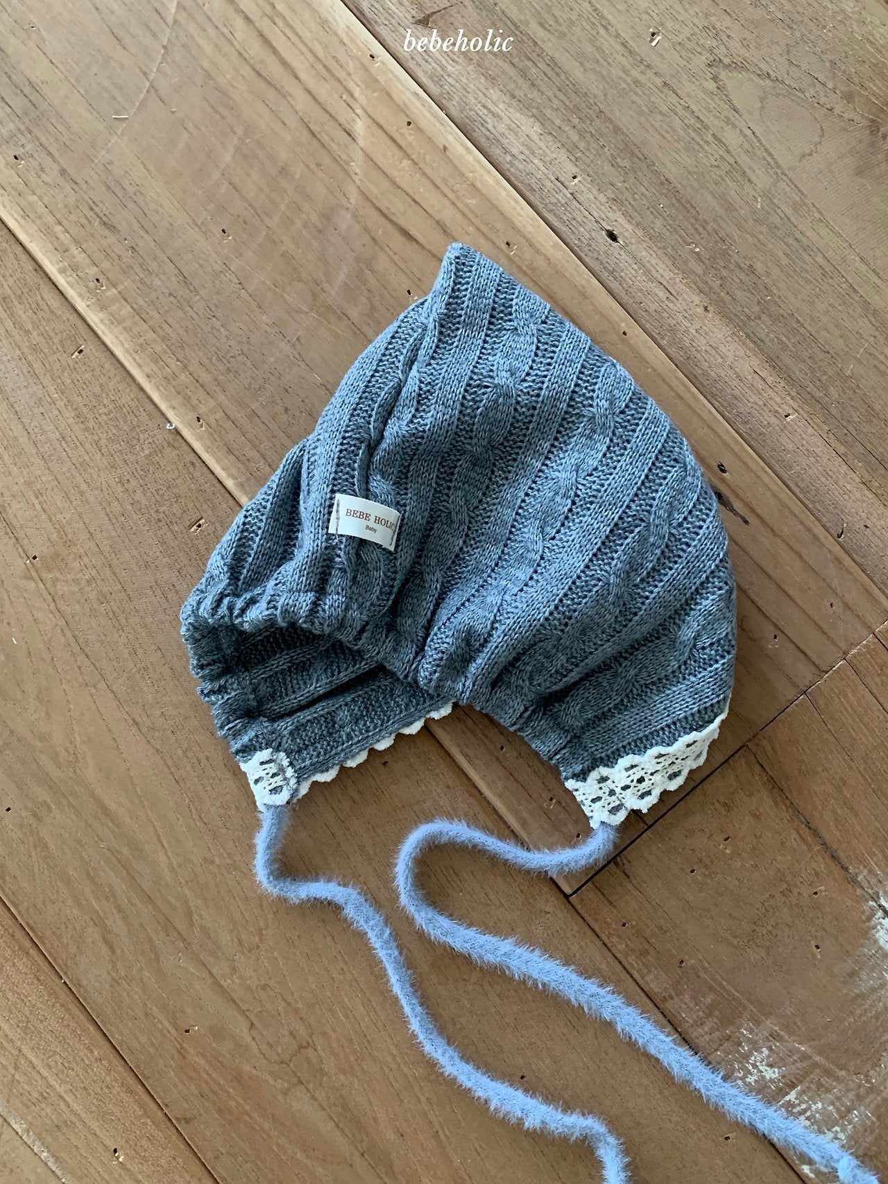 ［bebe holic］Twist knit bonnet