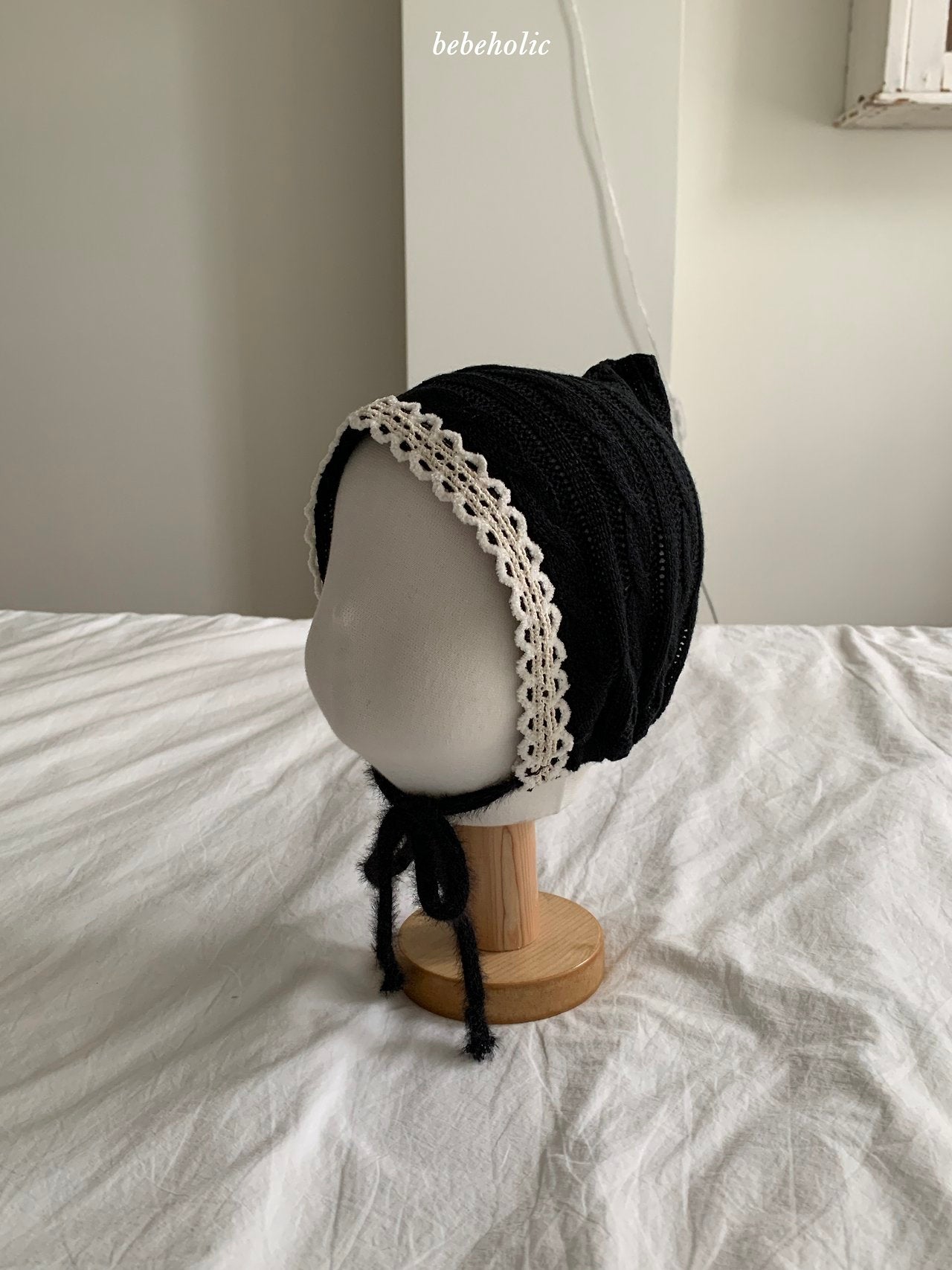 ［bebe holic］Twist knit bonnet