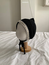 ［bebe holic］Twist knit bonnet