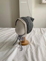 ［bebe holic］Twist knit bonnet